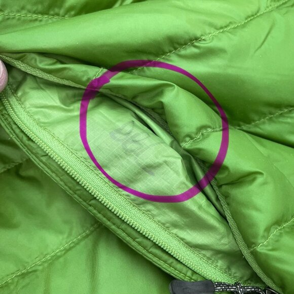 REI Co-op 650 Down Puffer Jacket Lightweight Full Zip Green Mens XL - Picture 10 of 10